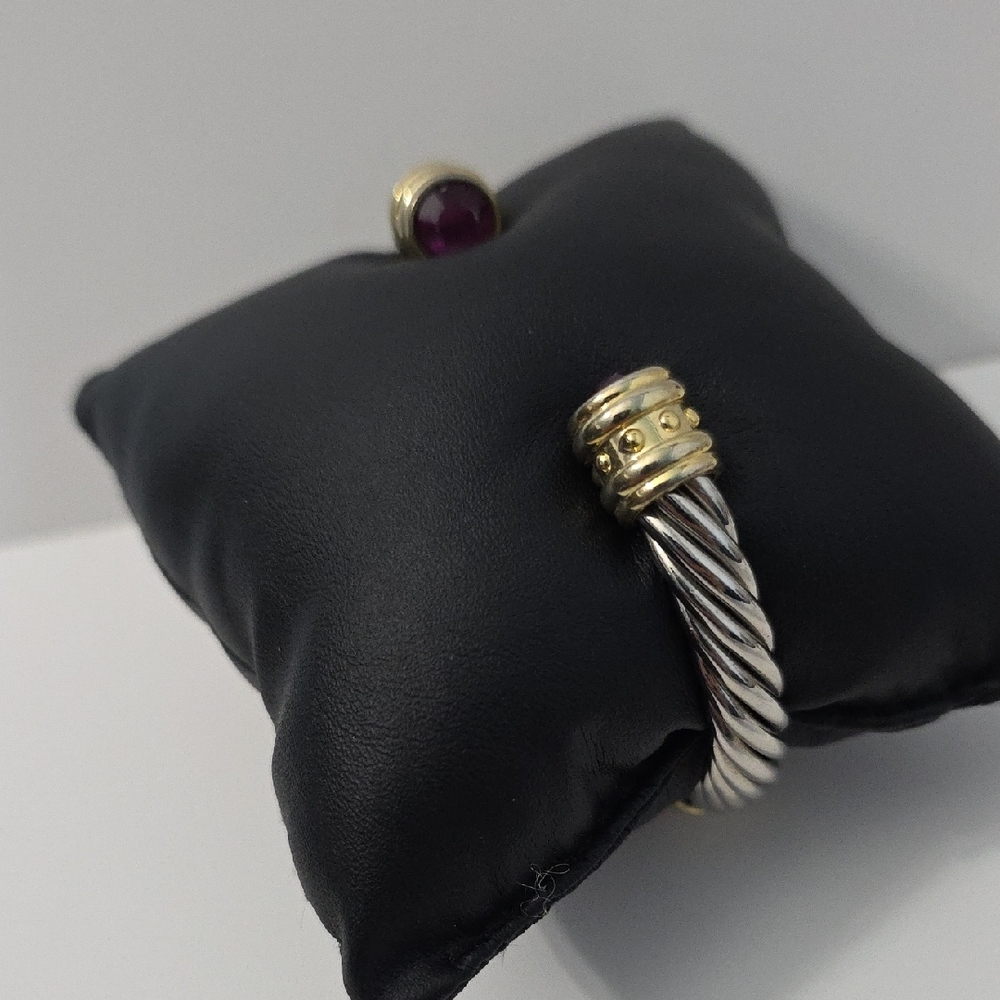 Gruen Gold and Silver Vintage Dress Watch with Two-Tone Band And Ref Crystal Acc - Picture 5 of 5